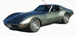 69 70 71 72 Corvette Pillar Post Seal Location