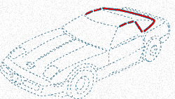 86 87 88 89 90 91 92 93 94 95 96 Corvette Convertible Top Seal Location